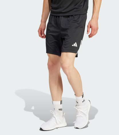 AA-W26 (Adidas serona aeroready cut 3-stripes shorts black/white) 12592815