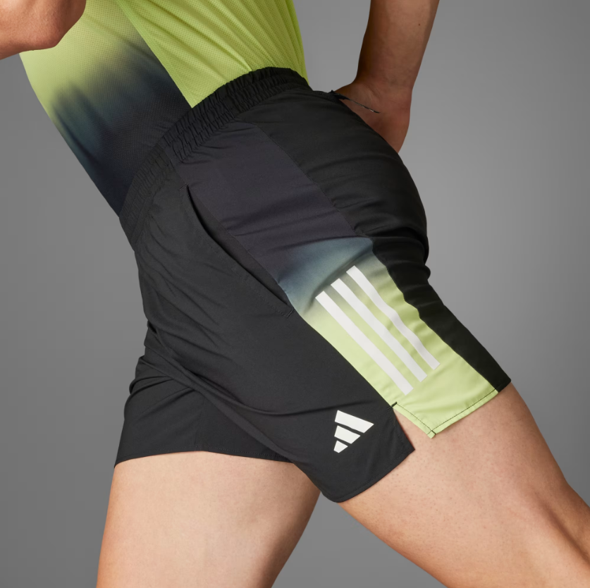 AA-X26 (Adidas own the run climacool xolour block shorts black) 12593585