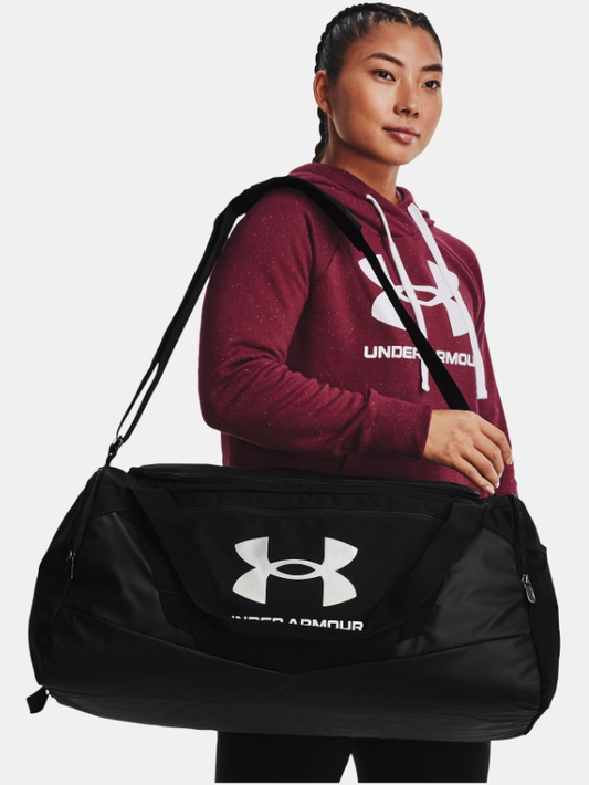 UAE-I14 (Under armour undeniable 5.0 medium duffle bag black/metallic silver) 22593913