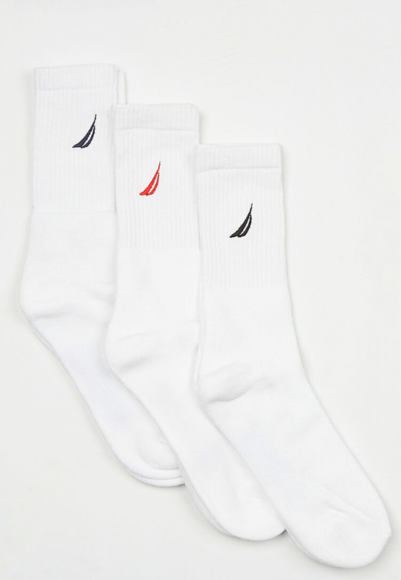 NTA-J12 (Nautica 3 pack rotar crew socks) 22591468