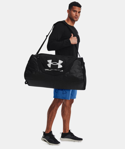 UAE-J14 (Under armour undeniable 5 duffel bag large black/metallic silver) 22594347