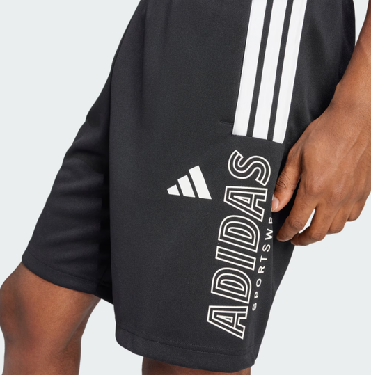 AA-P26 (Adidas woven wordmark shorts black/white) 122493610