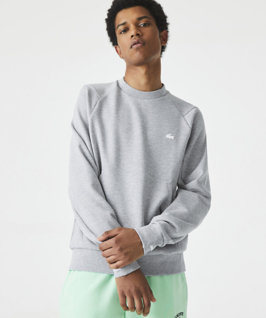 LCA-T22 (Lacoste active double face crew neck sweatshirt silver chine) 72599782