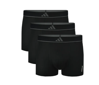 AA-W28 (Adidas 3 pack active micro flex eco trunk underwear black) 72593909
