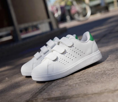 A-I71 (Adidas advantage base 2.0 white/green) 72593585