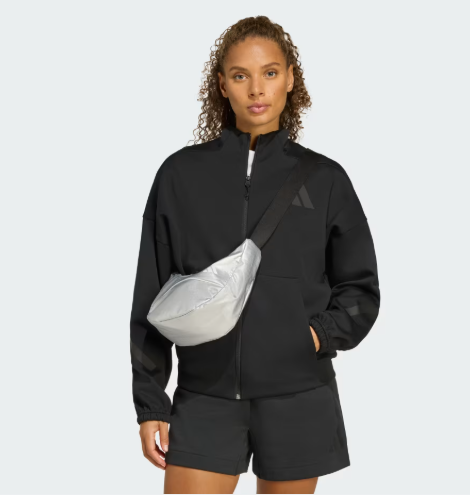 AE-F8 (Adidas glow shoulder bag metallic silver/white) 72592050