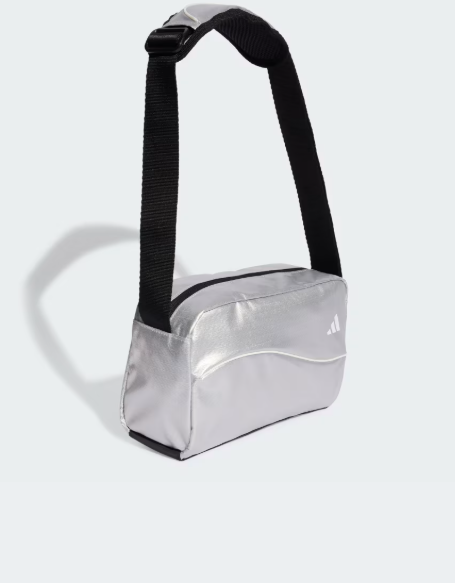 AE-G8 (Adidas glow mini duffel bag metallic silver/white) 72592815