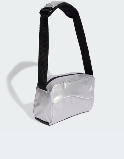 AE-G8 (Adidas glow mini duffel bag metallic silver/white) 72592815