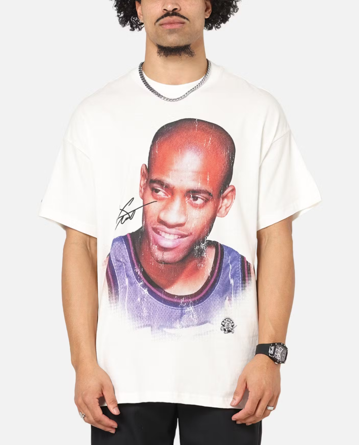 MNA-V44 (Mitchell & ness big head carter tee vintage white) 72593043