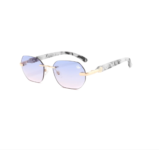 BV-D1 (Belvoir & co sunglasses willow white marble/blue) 5259200
