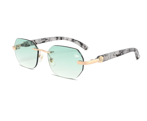 BV-E1 (Belvoir & co sunglasses willow white marble/green) 52592000