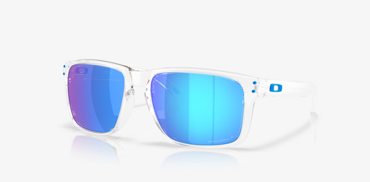 OK-I (Oakley holbrook XXL polished clear frame/saphire polarized lenses) 925915654