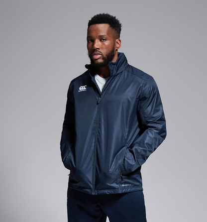 CCC-E (Canterbury mens club vaposhield full zip rain jacket navy) 92595634