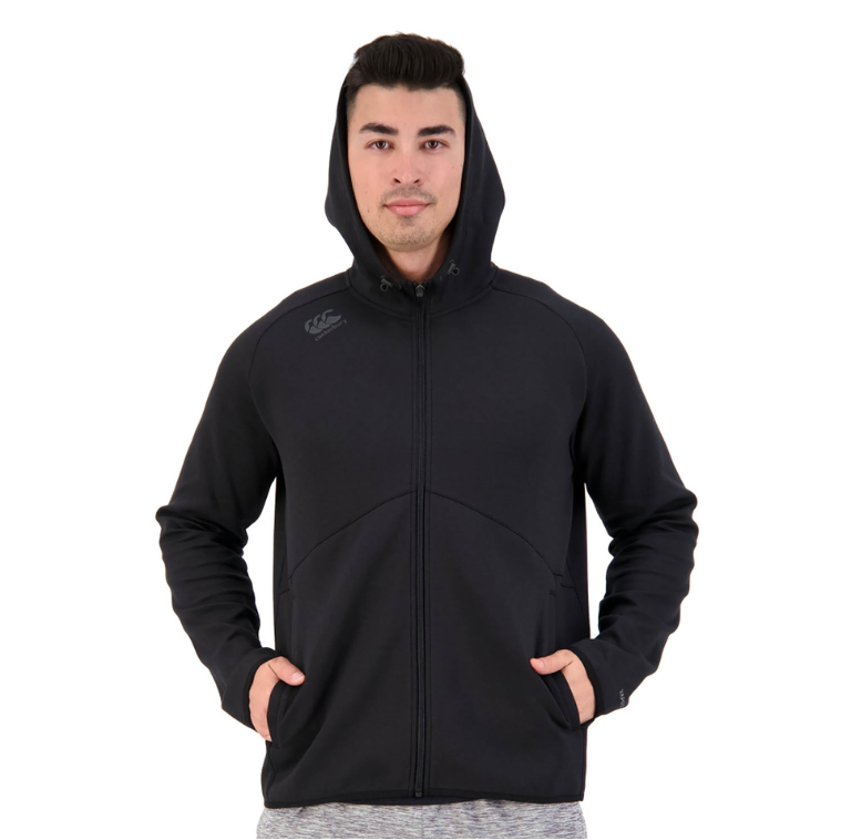 CCC-J (Canterbury mens vapodri full-zip tempo hoodie jet black) 92596104