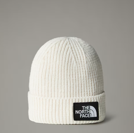 NFA-R8 (The north face box logo cuffed beanie white dune) 92592391