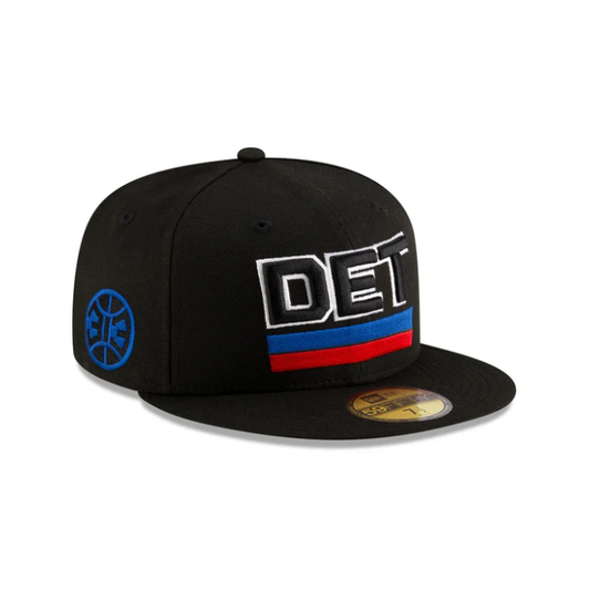 NEC-C68 (New era 5950 nba statement detroit pistons in official team colours fitted hat) 102593970