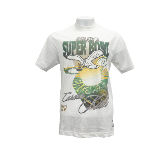 MNA-N46 (Mitchell & ness  hardlight tee eagles vintage white) 92592391