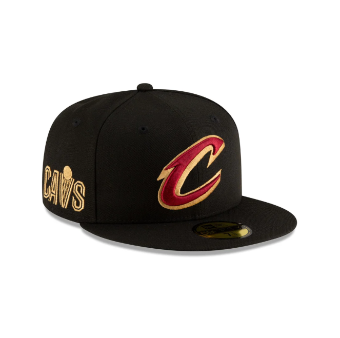 NEC-D68 (New era 5950 nba statement cleavland cavaliers in official team colours fitted hat) 102593970