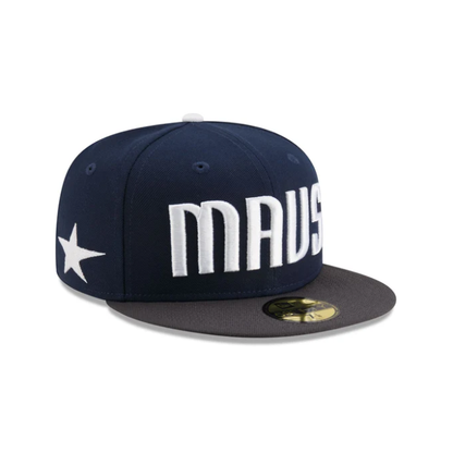 NEC-E68 (New era 5950 nba statement dallas mavericks in official team colours fitted hat) 102593970
