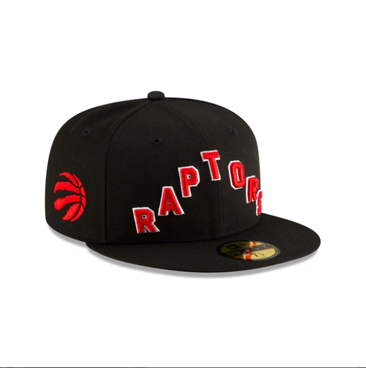 NEC-I68 (New era 5950 nba statement toronto raptors in official team colours fitted hat) 102593970