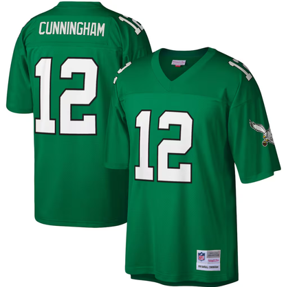 MNA-J47 (Mitchell & ness legends jersey eagles randall cunningham 90-91 kelly green) 925910434