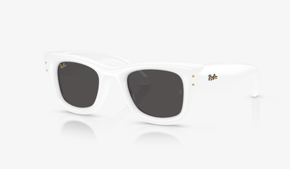 RB-X (Ray-ban A$AP wayfarer puffer white frame/ultra black lenses) 925912863