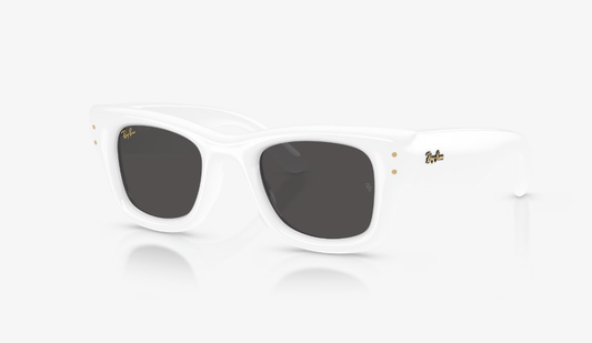 RB-X (Ray-ban A$AP wayfarer puffer white frame/ultra black lenses) 925912863