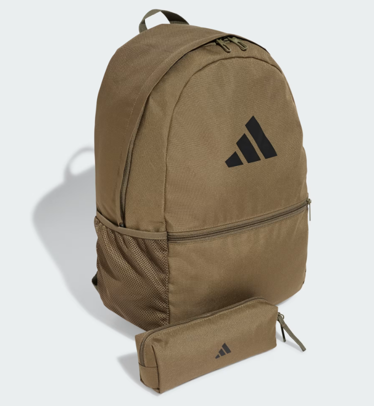 AE-N8 (Adidas backpack with pencil case olive strata/black) 112592646