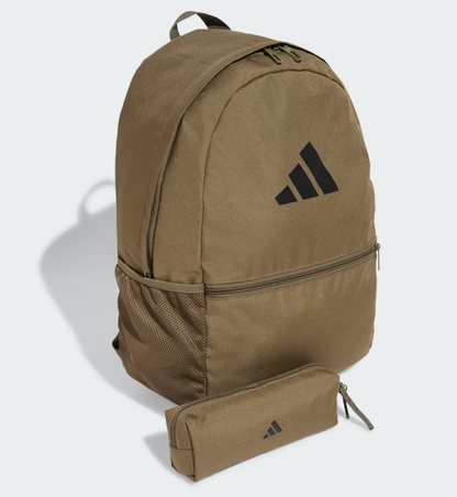 AE-N8 (Adidas backpack with pencil case olive strata/black) 112592646
