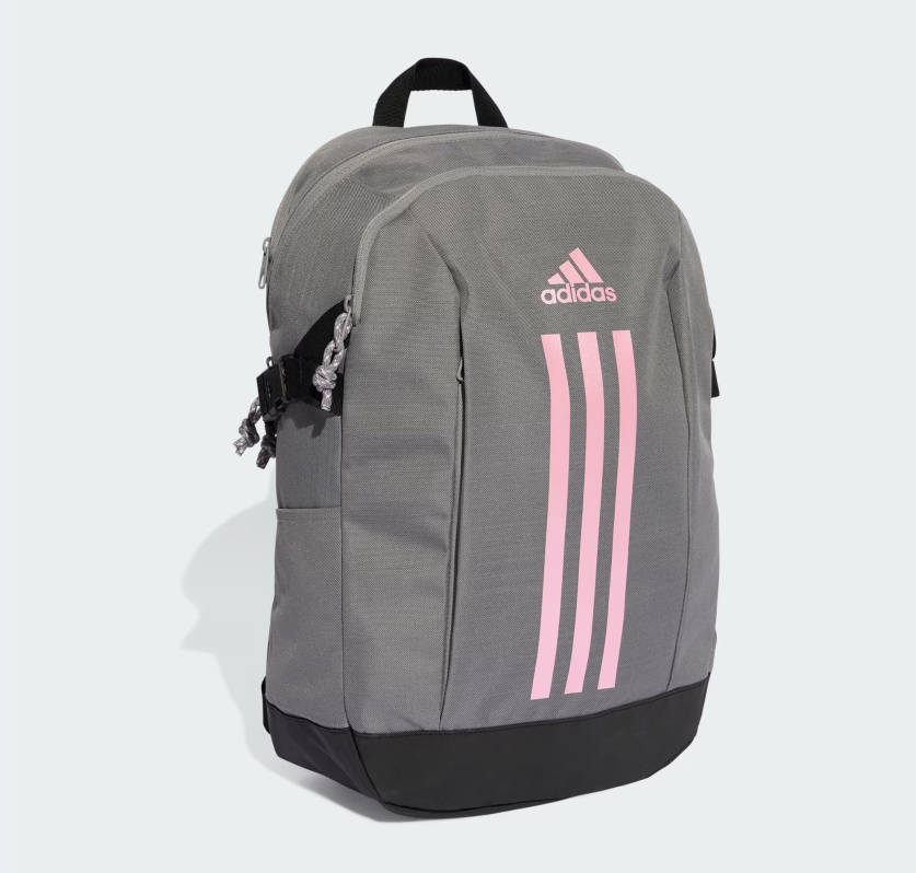 AE-R8 (Adidas power VIII backpack grey heather/true pink) 112593370