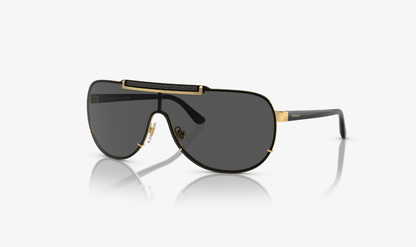 VS-A (Versace sunglasses VE2140 black & gold frame/dark grey lenses) 1225915959