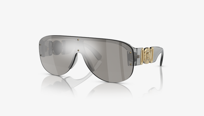 VS-E (Versace sunglasses VE4391 transparent grey frame/light grey mirror silver lenses) 1225920987