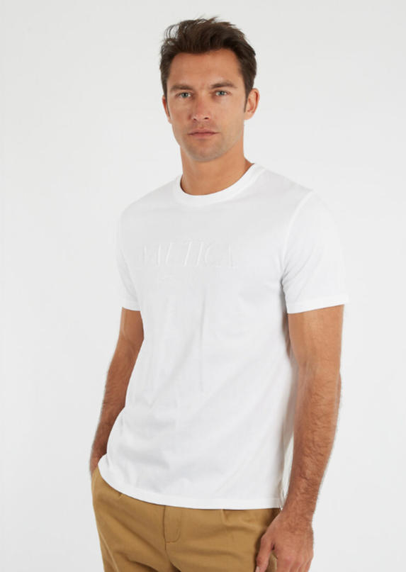 NTA-N14 (Nautica big & tall tonal embroidered nautica t-shirt bright white) 122593913