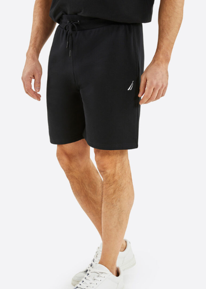 NTA-A15 (Nautica sawton 7.5" fleece track shorts black) 122594783