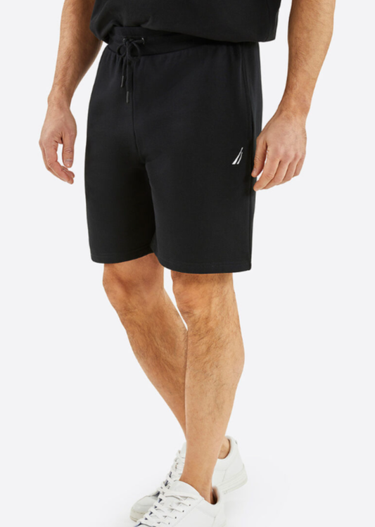 NTA-A15 (Nautica sawton 7.5" fleece track shorts black) 122594783