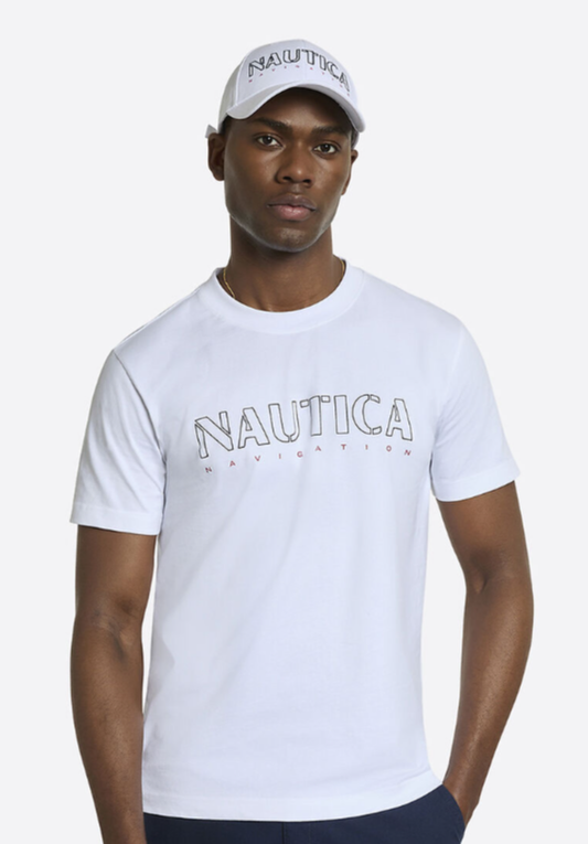 NTA-F15 (Nautica cook big & tall t-shirt dark white) 122593913