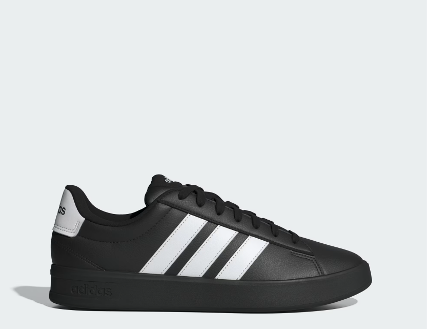 A-J72 (Adidas grand court 3.0 shoes black/white) 22696735