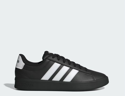 A-J72 (Adidas grand court 3.0 shoes black/white) 22696735