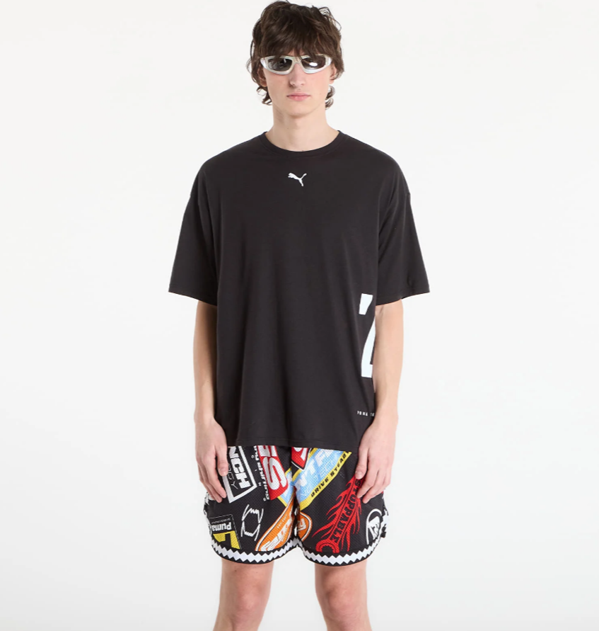 PA-K12 (Puma graphic oversized tee black) 22692500