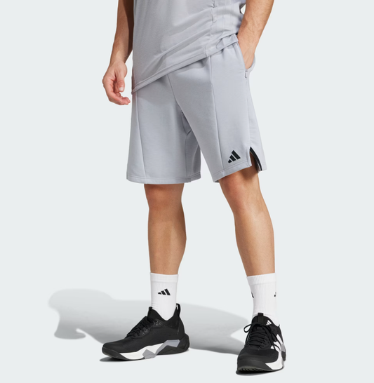 AA-K31 (Adidas designed for training knit shorts halo silver) 32694808