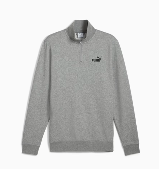 PA-N12 (Puma essentials no.1 logo half-zip fleece pullover medium heather) 32694500