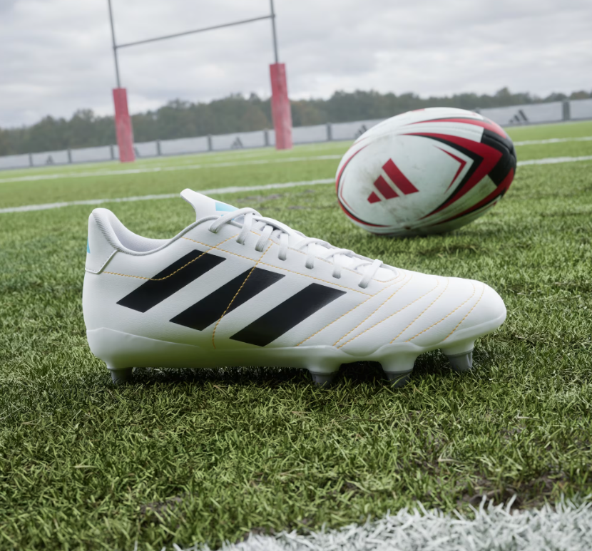 A-V72 (Adidas kakari soft ground rugby boots pure orange/white/black) 32696735
