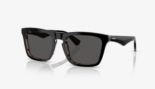 BB-E (Burberry sunglasses top black vintage frame/dark grey lenses) 326917635