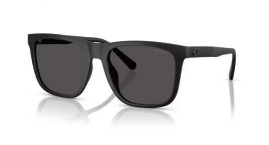 CO-A (Coach matte black frame/grey solid lenses) 326910267