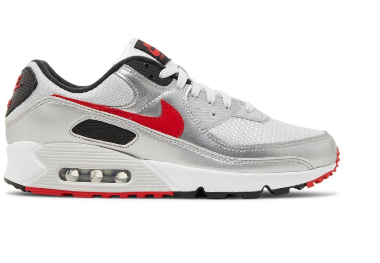 N-L138 (Nike air max 90 white/black/dark team red) 72497996