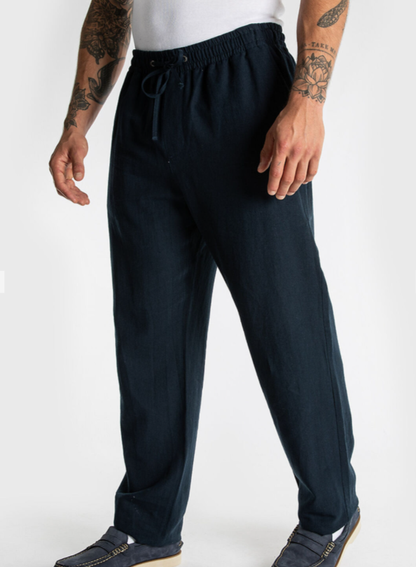 NTA-V15 (Nautica relaxed fit linen pant navy seas) 42696522