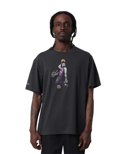MNA-A51 (Mitchell & ness NBA dunk tee toronto raptors vince carter washed black) 42693043
