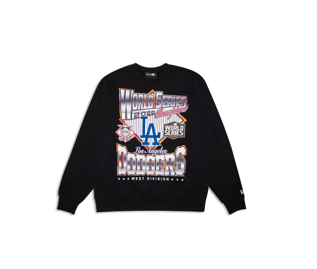 NEA-H14 (New era premium retro los angeles dodgers crewneck black) 52696500