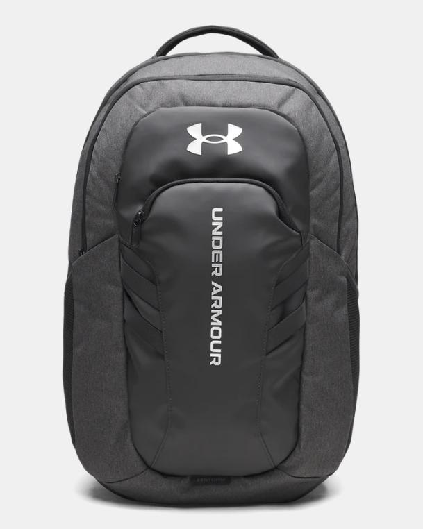 UAE-X14 (Under armour unisex hustle 6.0 pro back pack black/heather/metallic silver) 52696087