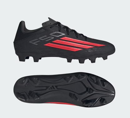 A-Y72 (Adidas F50 club firm ground/multi ground boots black/lucid red) 62695292